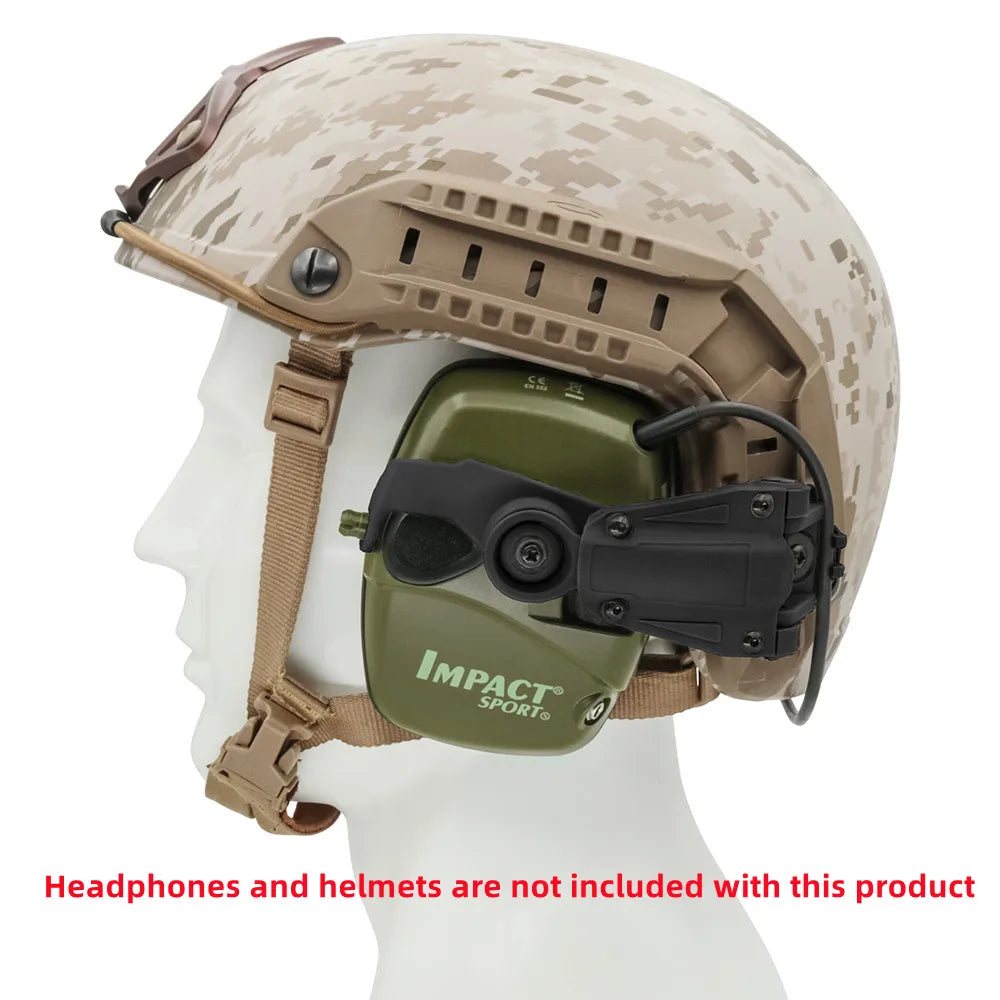 TAC-SKY Tactical Helmet ARC Rail Adapter ARC OPS-CORE  for Howard Leight Impact Sport Airsoft Shooting Headset