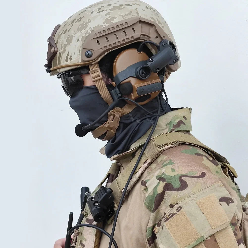 TAC-SKY Tactical Helmet ARC Rail Adapter Mounting , Compatible with COMTA II / III Headsets for Airsoft