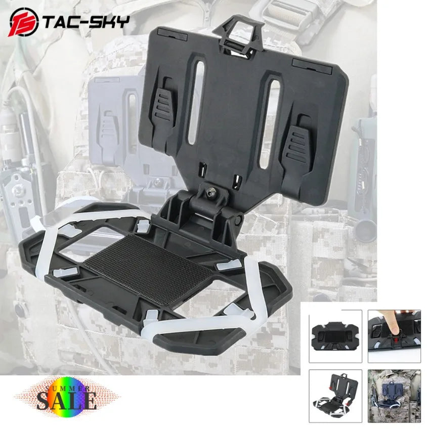 TAC-SKY Tactical MOLLE Vest Chest-Mounted Phone Mount Adapter, Suitable for Tactical Shooting and Hunting