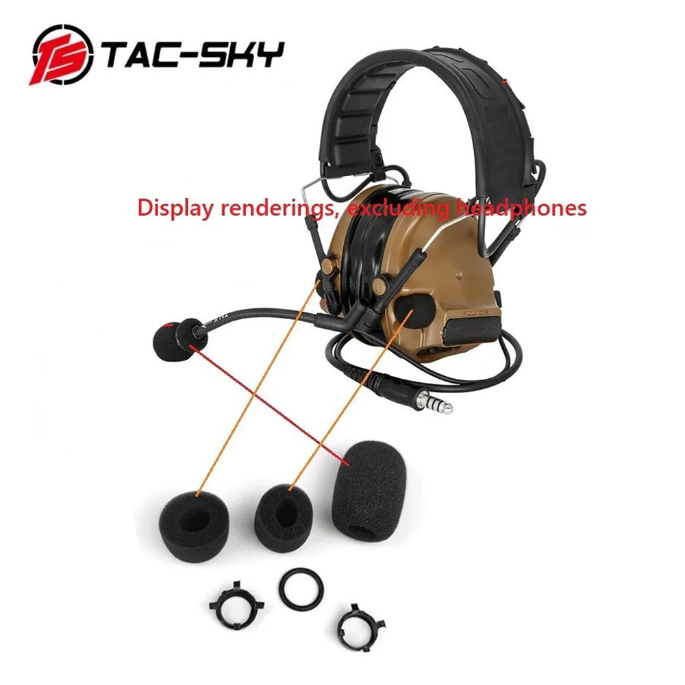 TAC-SKY Tactical Headset Comtac Headset Replacement Accessories Microphone Cover