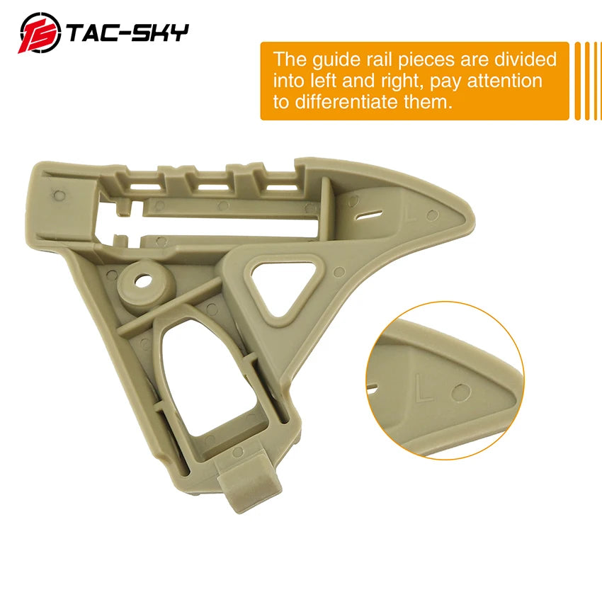 TAC-SKY Tactical Helmet Rail Adapter Side Rail Replacement Kit Compatible with IHPS/FMA  Airsoft Helmets