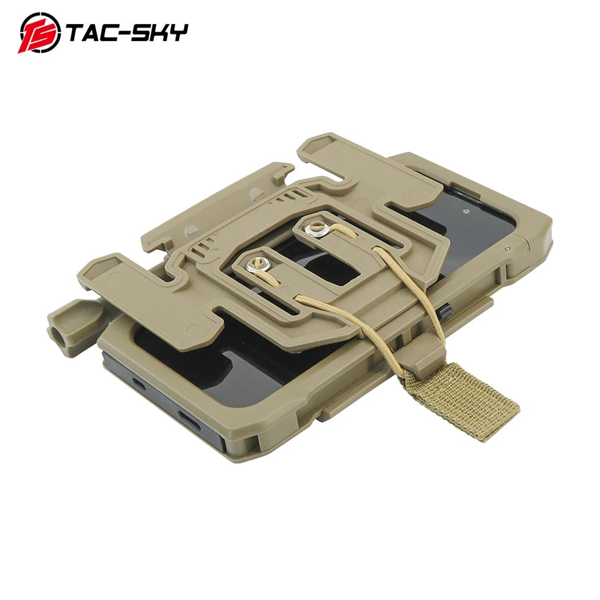 TAC-SKY Tactical Hunting Shooting Sport Vest Phone Case, Compatible with MOLLE, Fits IPhone 14 Pro/15 Pro