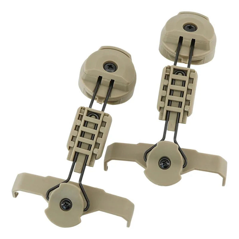 Tactical SORDI Headphones with Active Noise Cancellation for Use with ARC Rail Helmets