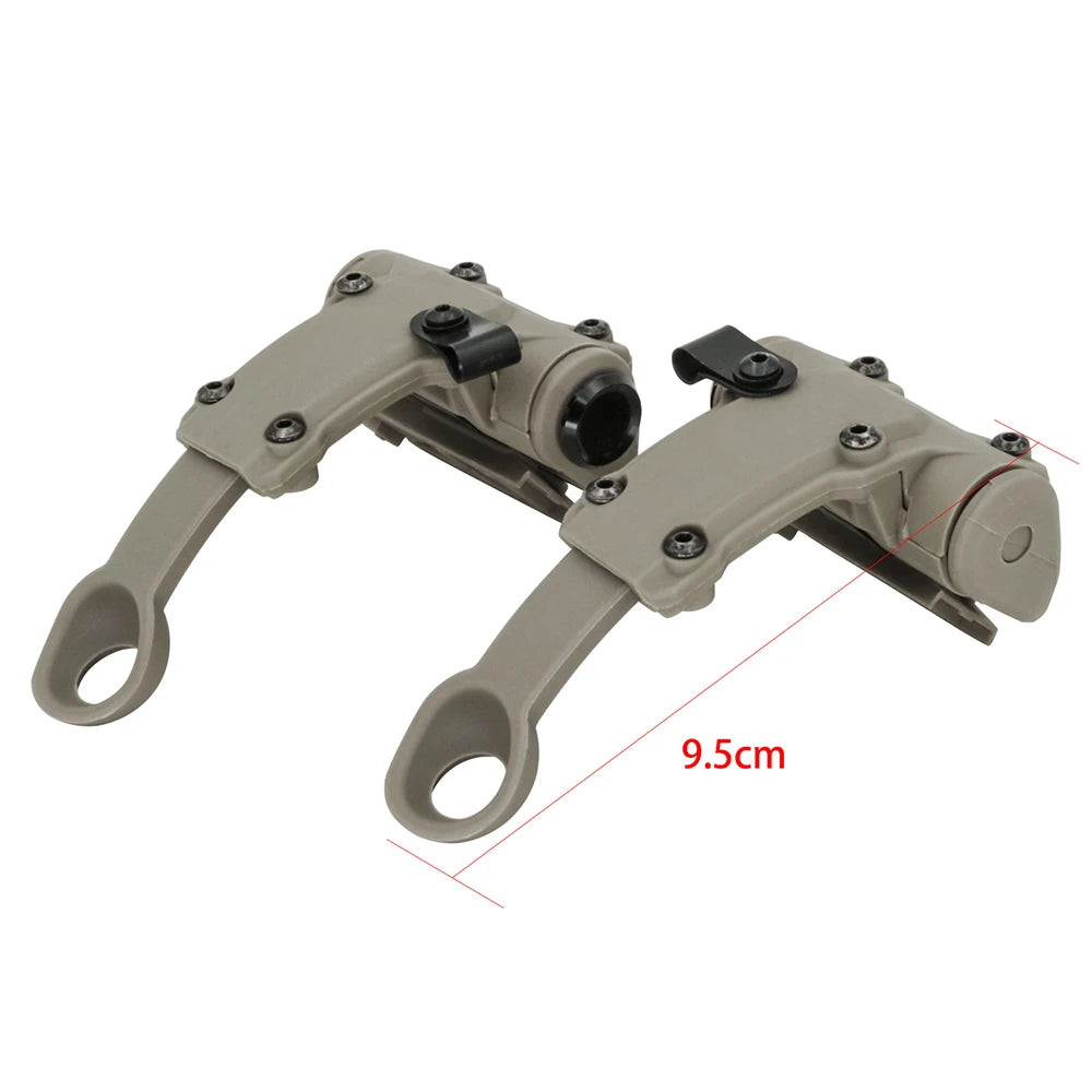 Tactical Helmet ARC Rail Adapter Compatible with RAC Headphones Ideal for Hunting and Shooting