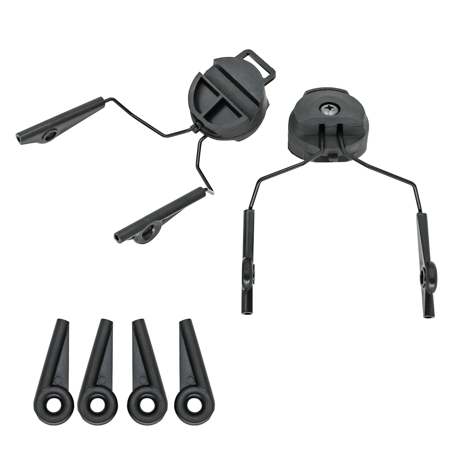 TAC-SKY Tactical Headset ARC Rail Adapters for Walkers Electronic Earmuffs Hearing Protection Shooting Headphone