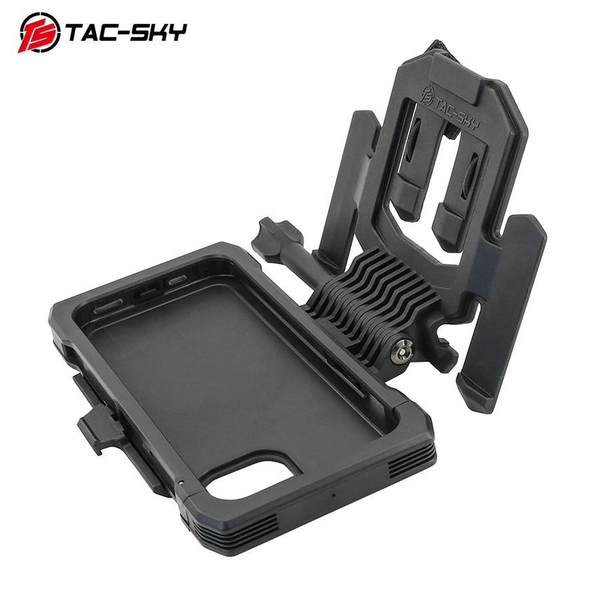 TAC-SKY Tactical Outdoor Shooting Game Phone Case Compatible with MOLLE Vest Mounting, Fits IPhone 14 and 15