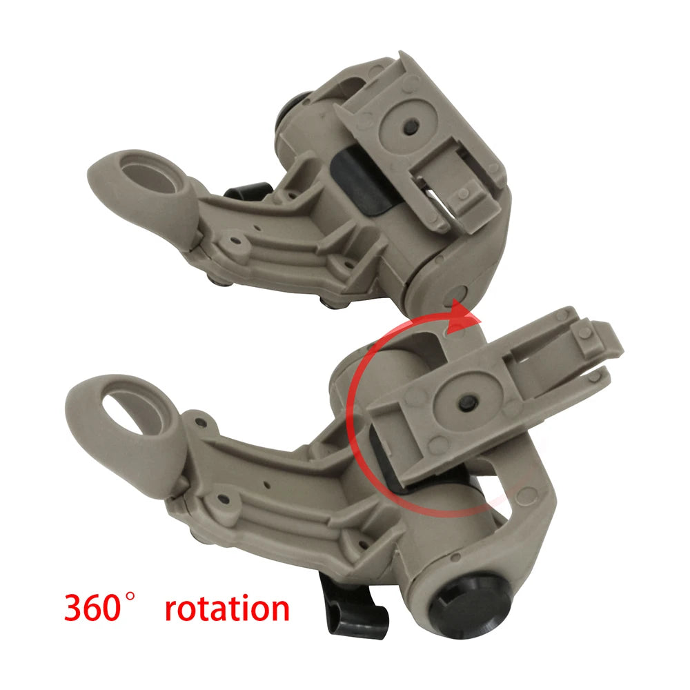 Tactical Helmet ARC Rail Adapter Compatible with RAC Headphones Ideal for Hunting and Shooting