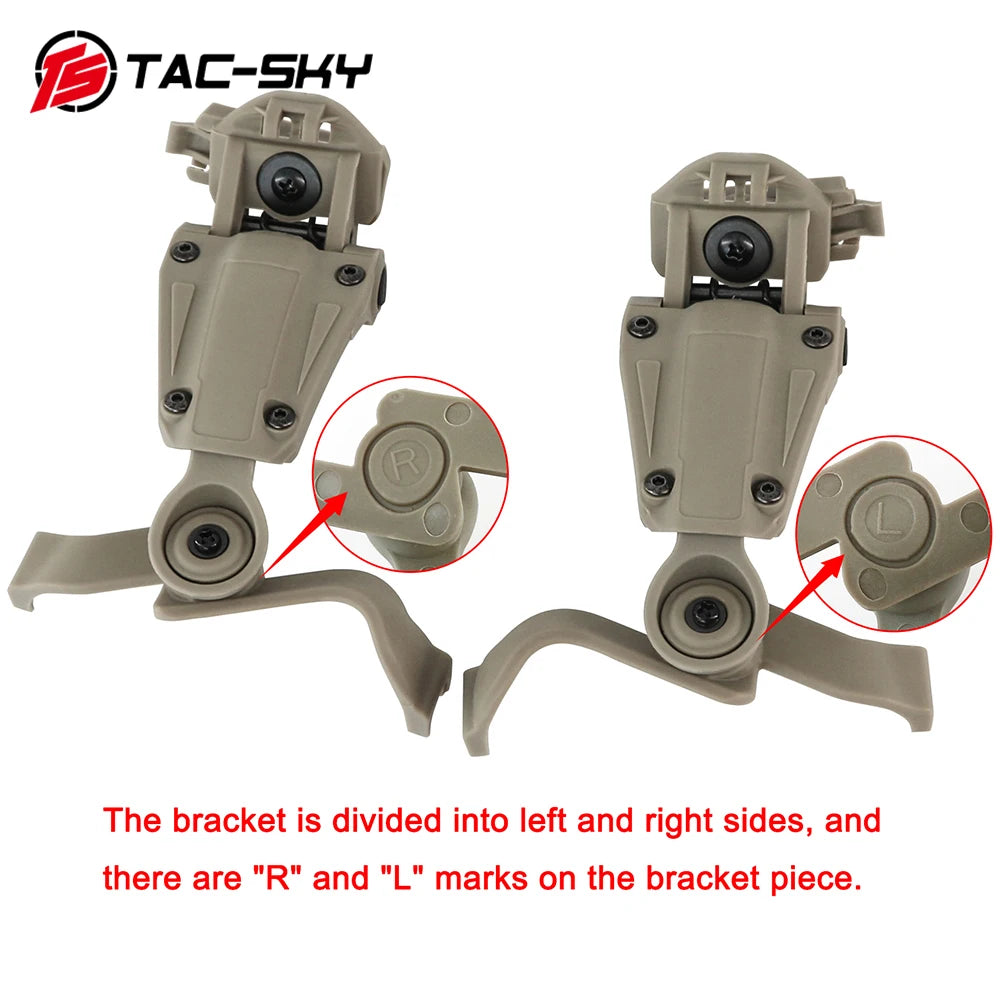 TAC-SKY Tactical Helmet Accessories for ARC/WENDY /MLOK Rail Adapter for EARMOR M31-MOD3 / M31H-MOD3 Civilian Headset