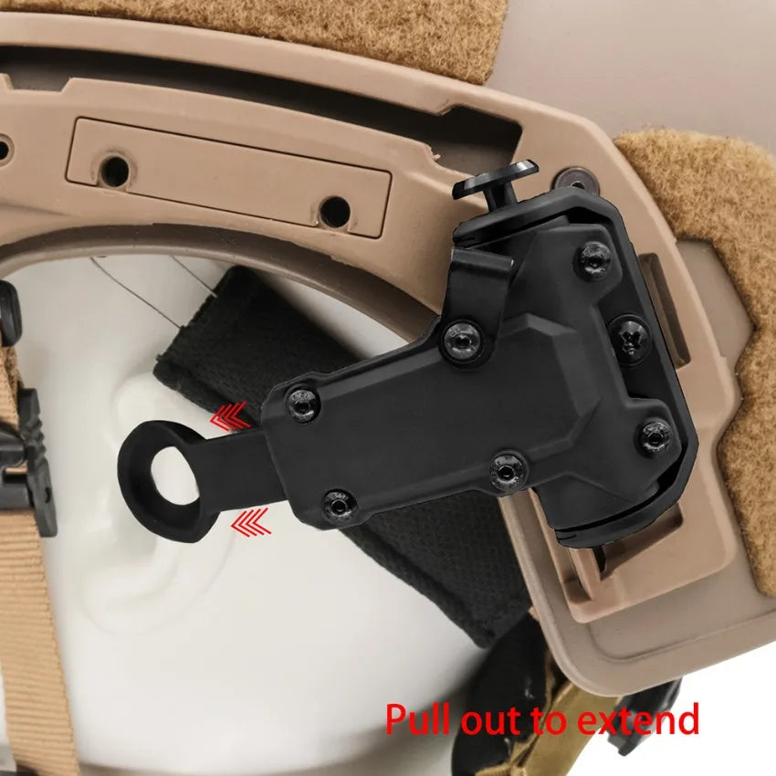 Tactical for WENDY Helmet Rail Adapter, Compatible with RAC Airsoft Headset—T-Bar Mount