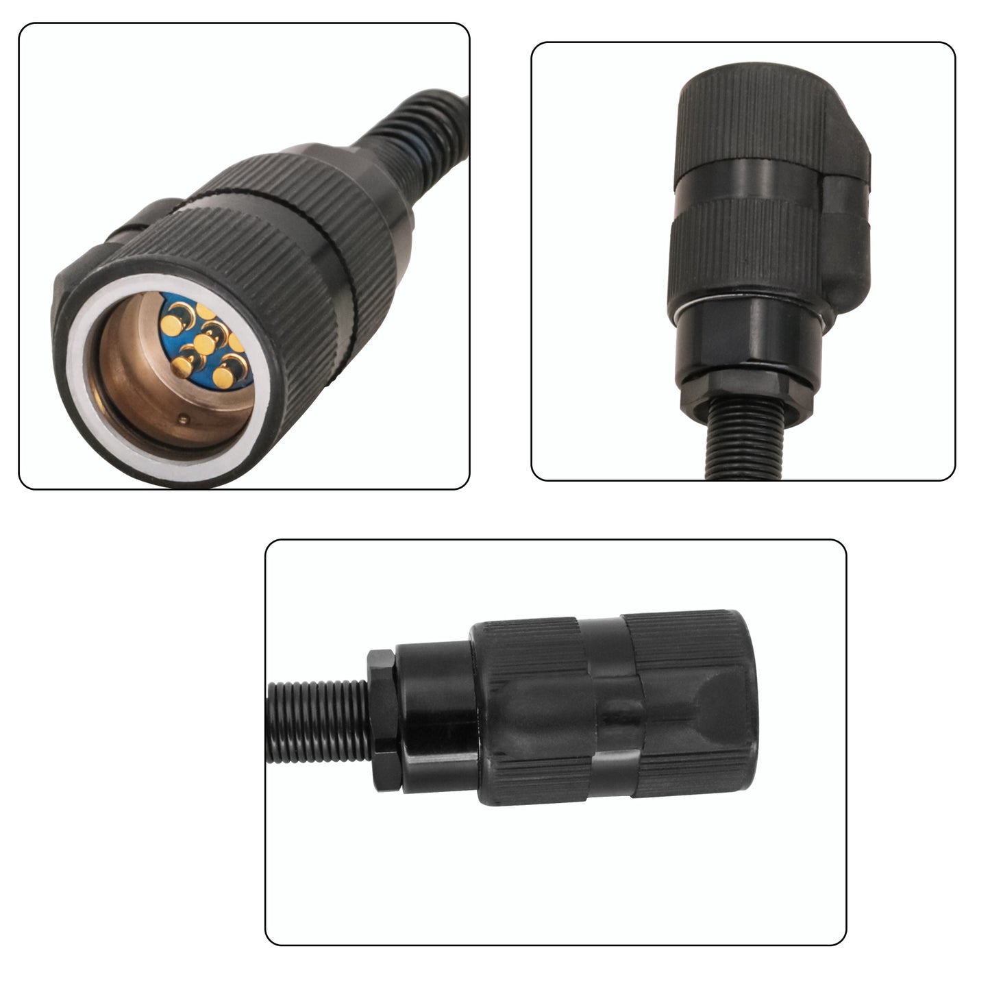 TAC-SKY U94 PTT 6pin Connector comes with military adapter plug MBITR/PRC 152/117 etc.