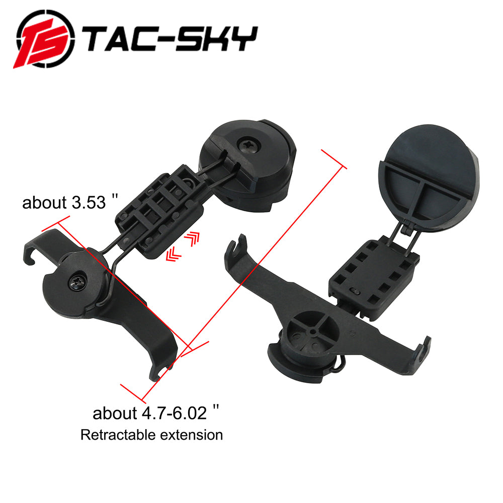 TS TAC-SKY ARC Rail Helmet Mounting Compatible with Sordin Supreme PRO X Headset
