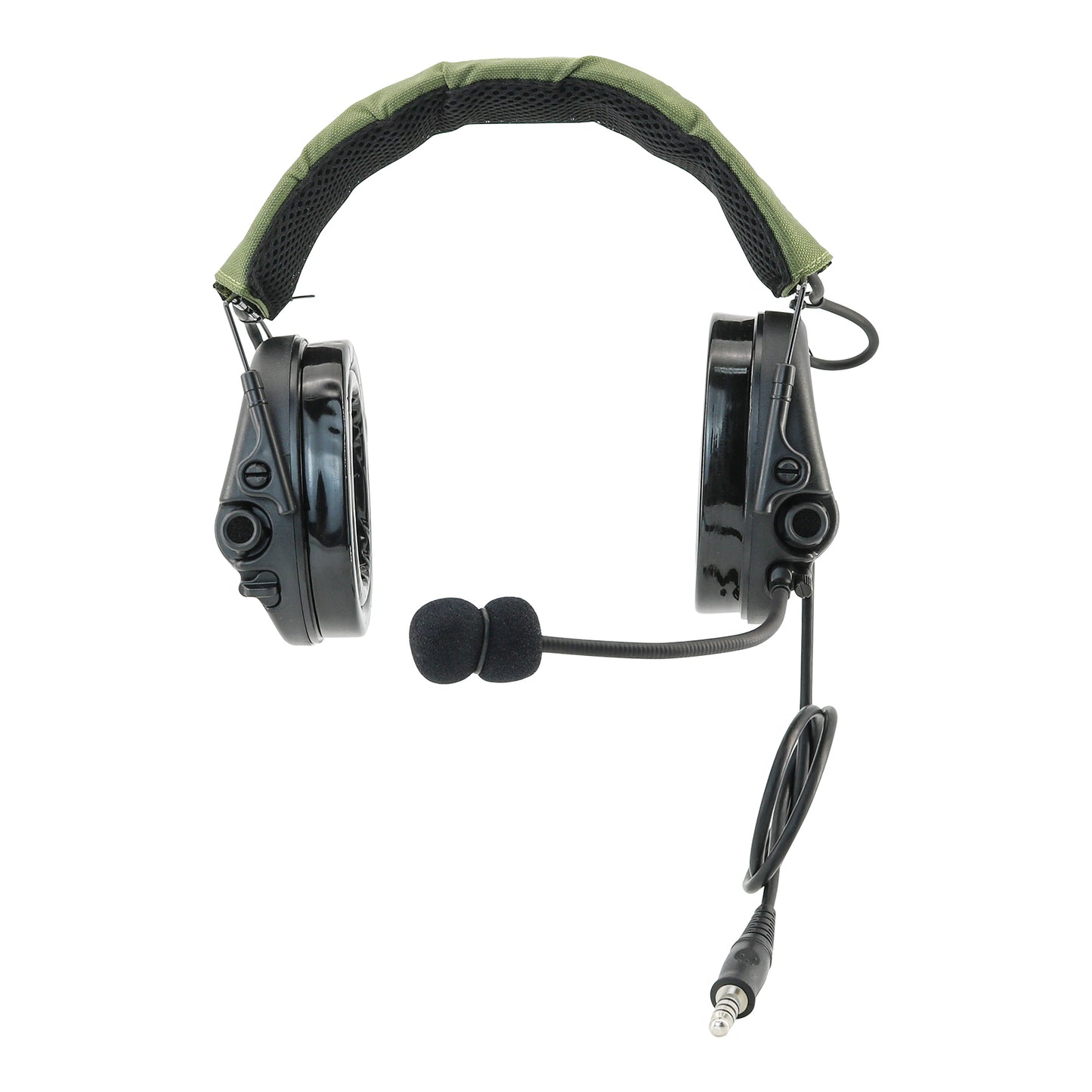 TS TAC-SKY TAC301 Tactical Headset Hearing Protection Electronic Shooting Silicone Earmuffs Headphones + U94 PTT