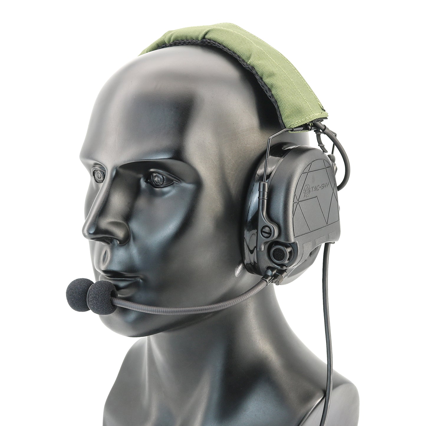 TS TAC-SKY TAC301 Tactical Headset Hearing Protection Electronic Shooting Silicone Earmuffs Headphones + U94 PTT