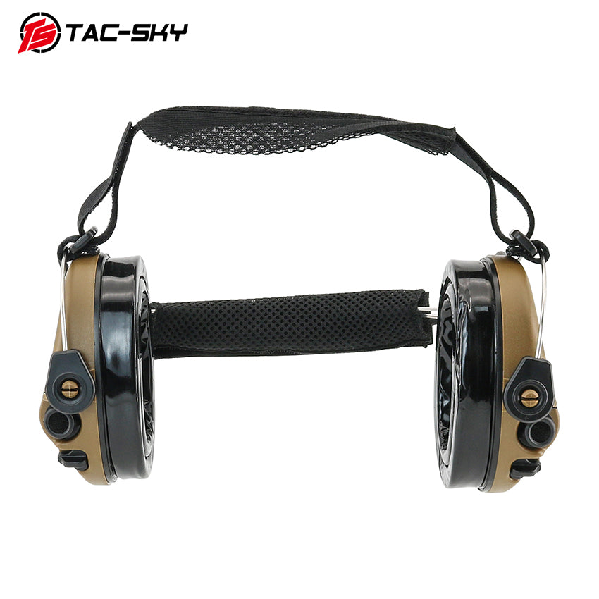 TS TAC-SKY Rear Headband Active Noise Reduction Hearing Protection T302 Tactical Headset IPSC Version