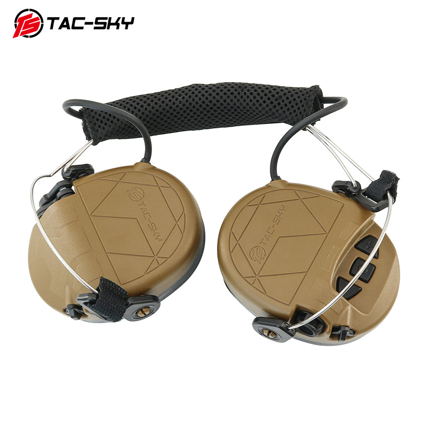 TS TAC-SKY Rear Headband Active Noise Reduction Hearing Protection T302 Tactical Headset IPSC Version