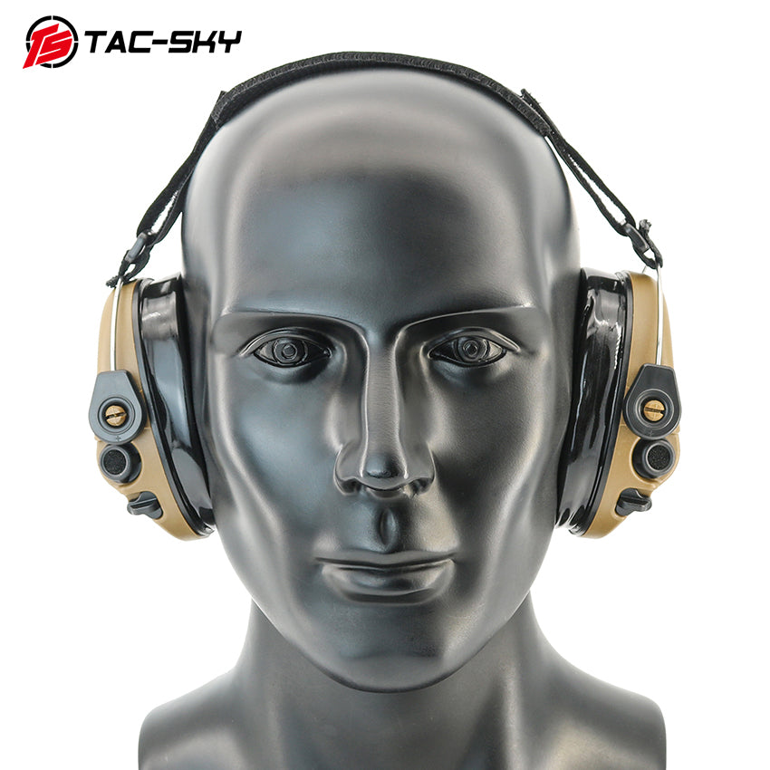 TS TAC-SKY Rear Headband Active Noise Reduction Hearing Protection T302 Tactical Headset IPSC Version