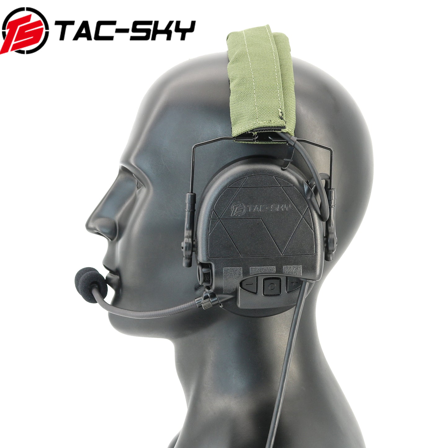 TAC-SKY TAC301 Tactical Headset Electronic Shooting Ear Protection Headphones with Microphone,Hearing Protection + PTT