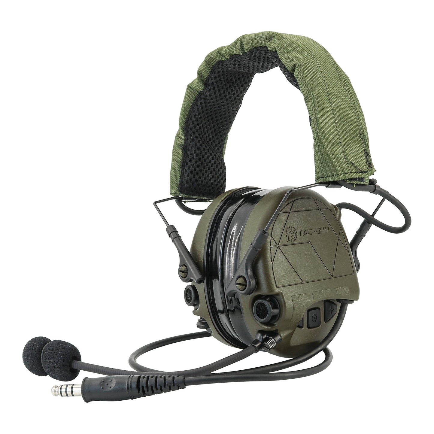 TAC-SKY TAC301 Tactical Headset Electronic Shooting Ear Protection Headphones with Microphone,Hearing Protection with U94 PTT