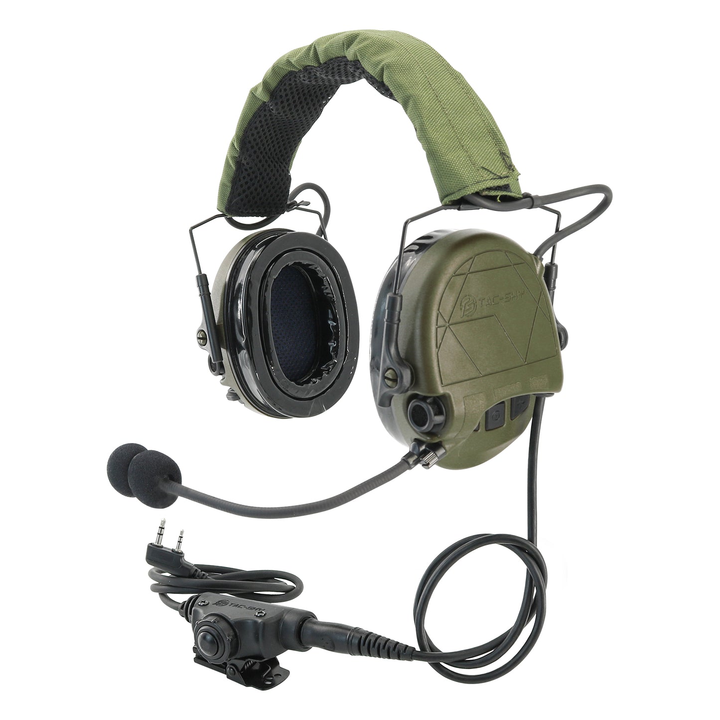 TAC-SKY TAC301 Tactical Headset Electronic Shooting Ear Protection Headphones with Microphone,Hearing Protection with U94 PTT