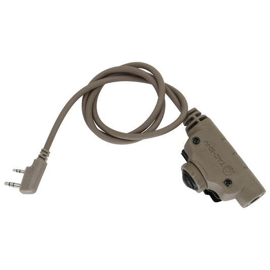 TS TAC-SKY V2 PTT K 2 Pin Plug Compatible with Baofeng UV5R Walkie-talkie