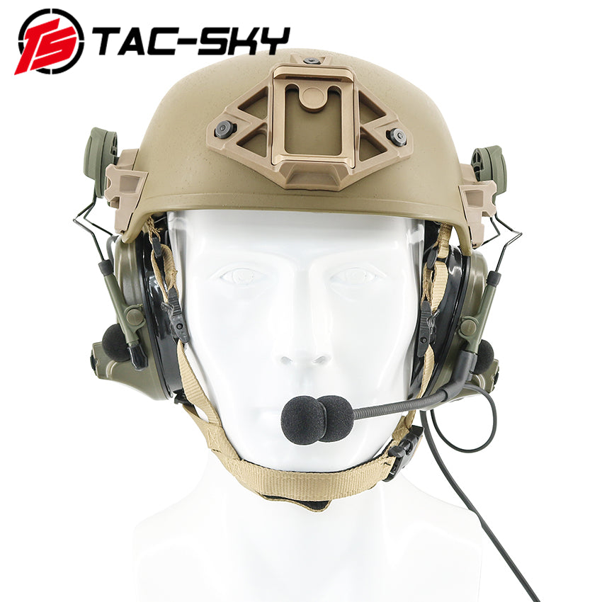 TS TAC-SKY Wendy 3.0 Rail Helmet Mounting Bracket Compatible with Comta II/III Tactical Headset