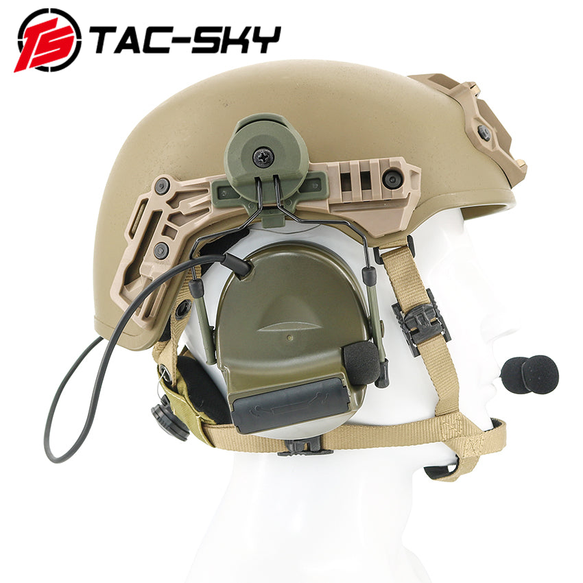 TS TAC-SKY Wendy 3.0 Rail Helmet Mounting Bracket Compatible with Comta II/III Tactical Headset