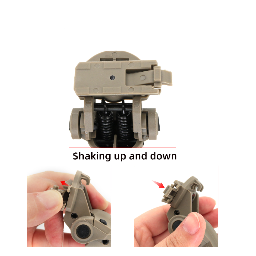 TAC-SKY Tactical Headset ARC Rail Adapter for Howard Leight Impact Sport Airsoft Shooting Sports Headphones