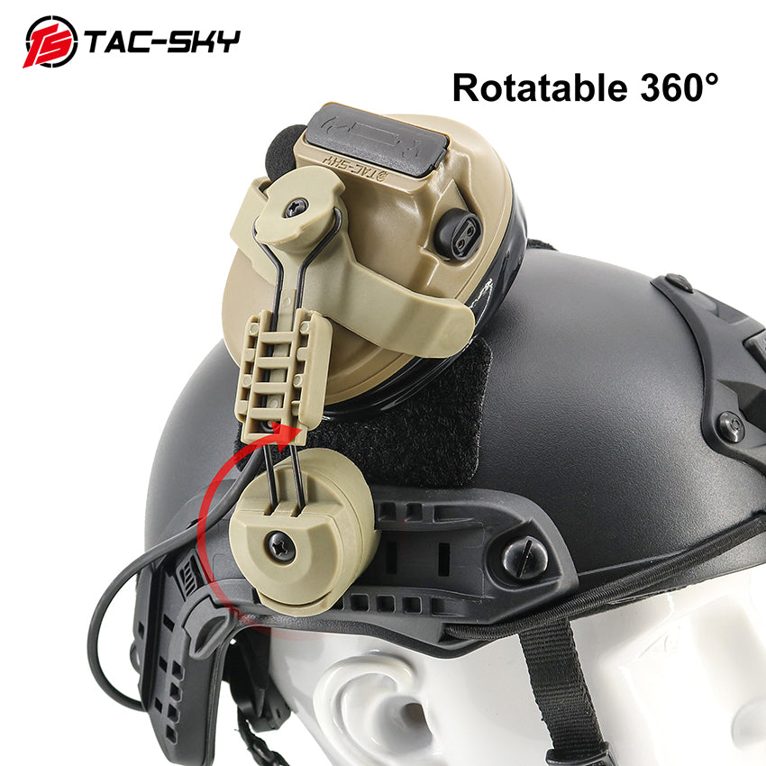 TAC-SKY Tactical Ops-Core ARC Helmet Rail Adapter Compatible with COMTA II/III/V Hearing Protection Headsets