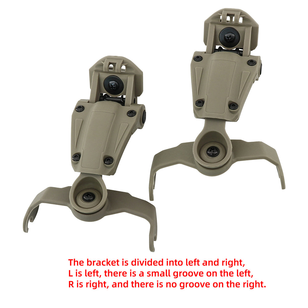 TAC-SKY Tactical Helmet Adapter for Wendy Helmet Rails Compatible with Howard Leight Impact Sports Earmuffs