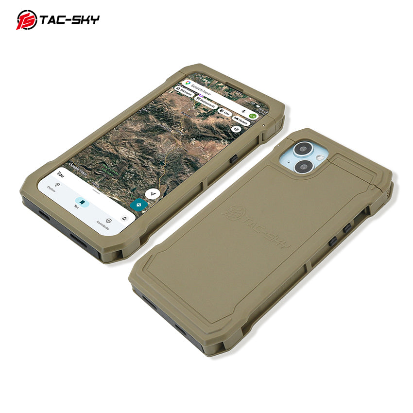 TAC-SKY New Detachable Tactical Phone Chest Mount MOLLE for iPhone 14–15 PULS Size L