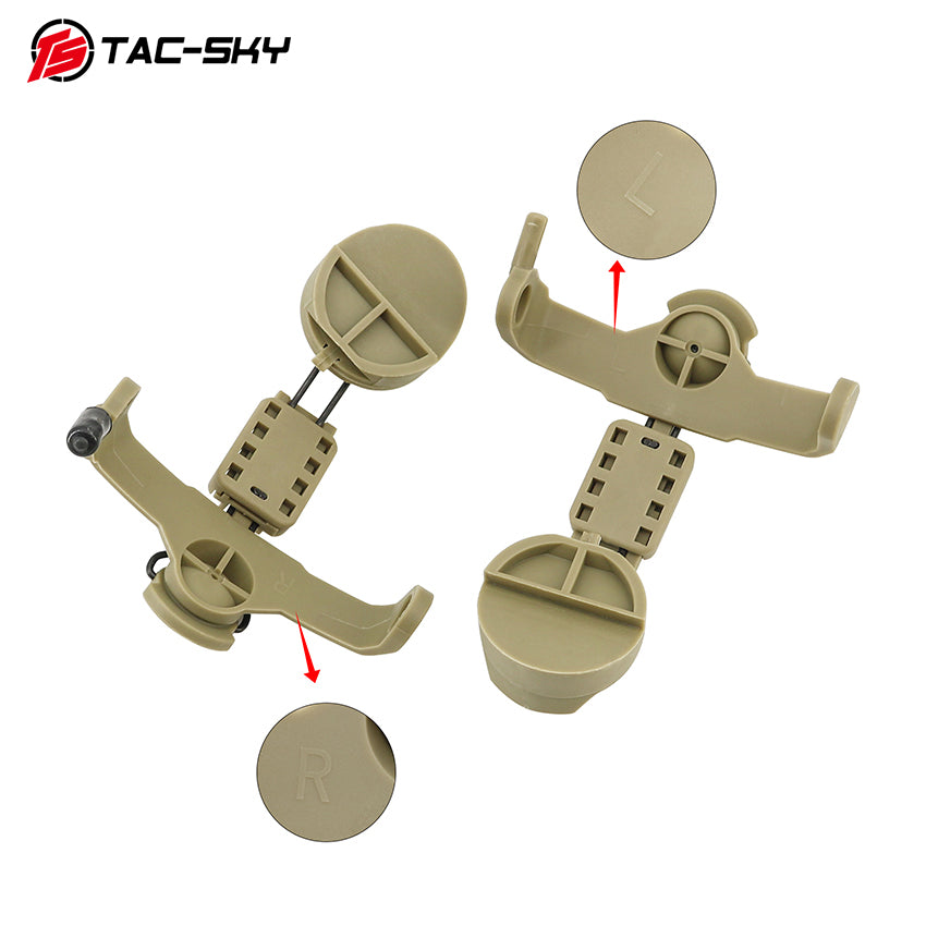 TAC-SKY Tactical Ops-Core ARC Helmet Rail Adapter Compatible with COMTA II/III/V Hearing Protection Headsets