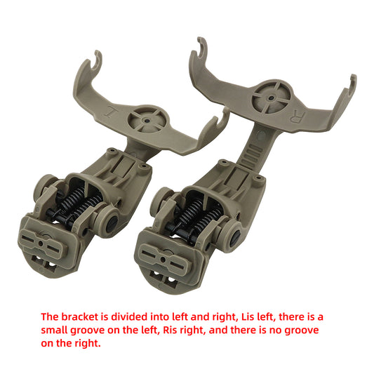 TAC-SKY Tactical Helmet Adapter for Wendy Helmet Rails Compatible with Howard Leight Impact Sports Earmuffs
