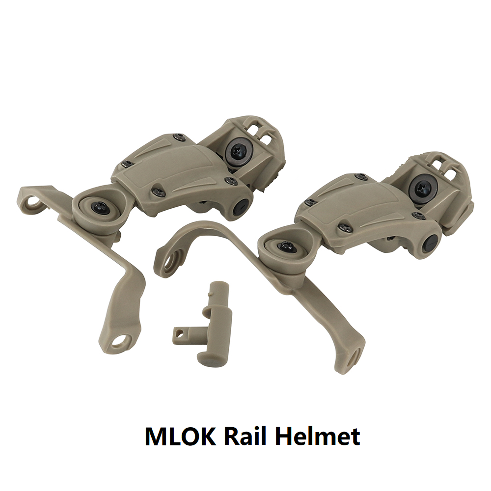 TAC-SKY Tactical Helmet Rail Adapter for ARC/WENDY/MTEK Rails for use with EARMOR M32-MOD3 / M32H-MOD3 Military Headphones