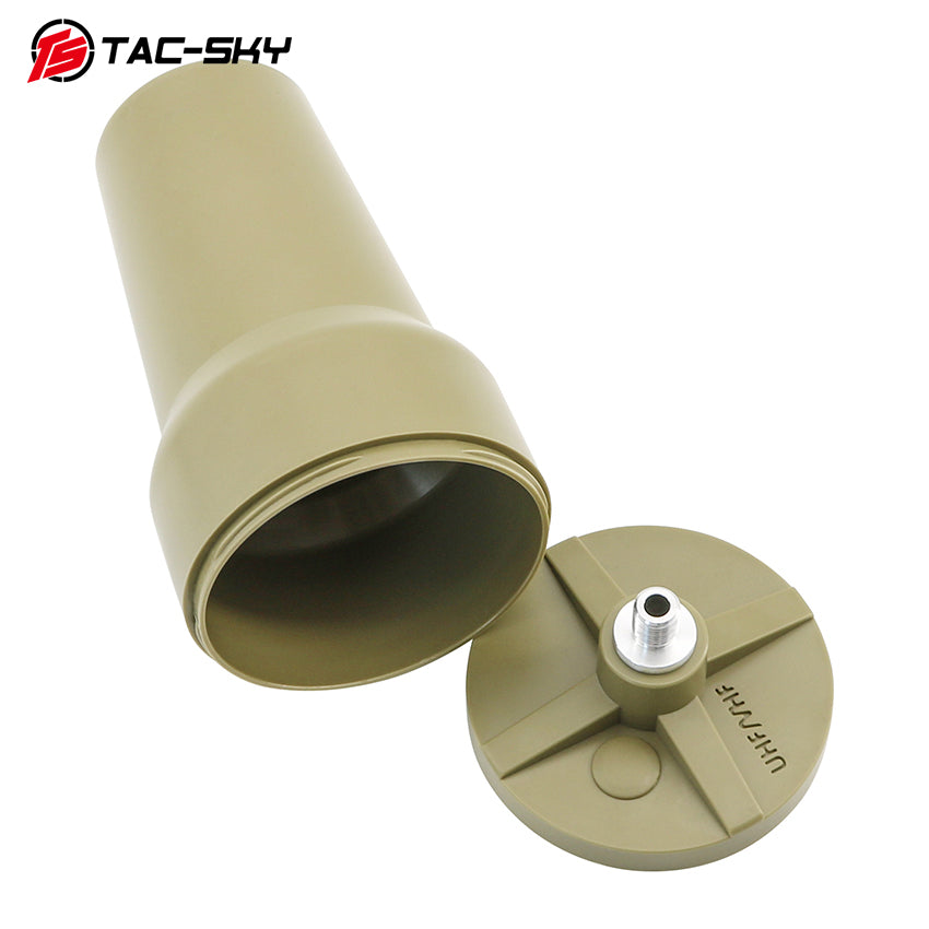 TAC-SKY Tactical Outdoor Antenna Cylinder Protective Housing Assembly with BNC Cable Set