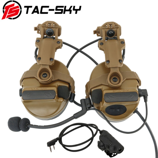TS TAC-SKY ARC Rail Helmet Mount Electronic Hearing protection Tactical Headset C3 for Airsoft