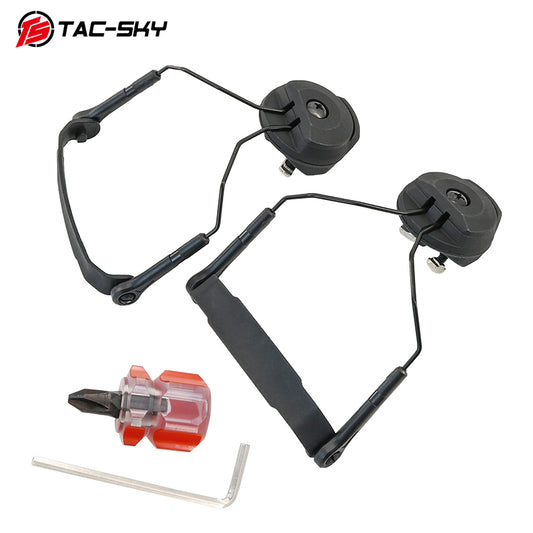 Tactical Helmet Headset Adapter Mount, Compatible with AMP Headset for M-LOK Helmet Rails