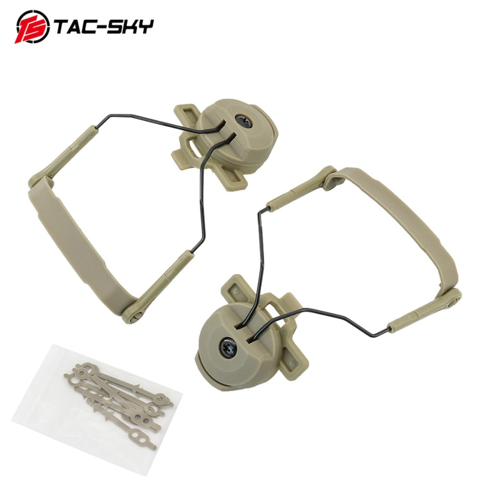 TAC-SKY Tactical Helmet Headset Mount for AMP Communication Headsets Fits Wendy 3.0 Helmet Rail