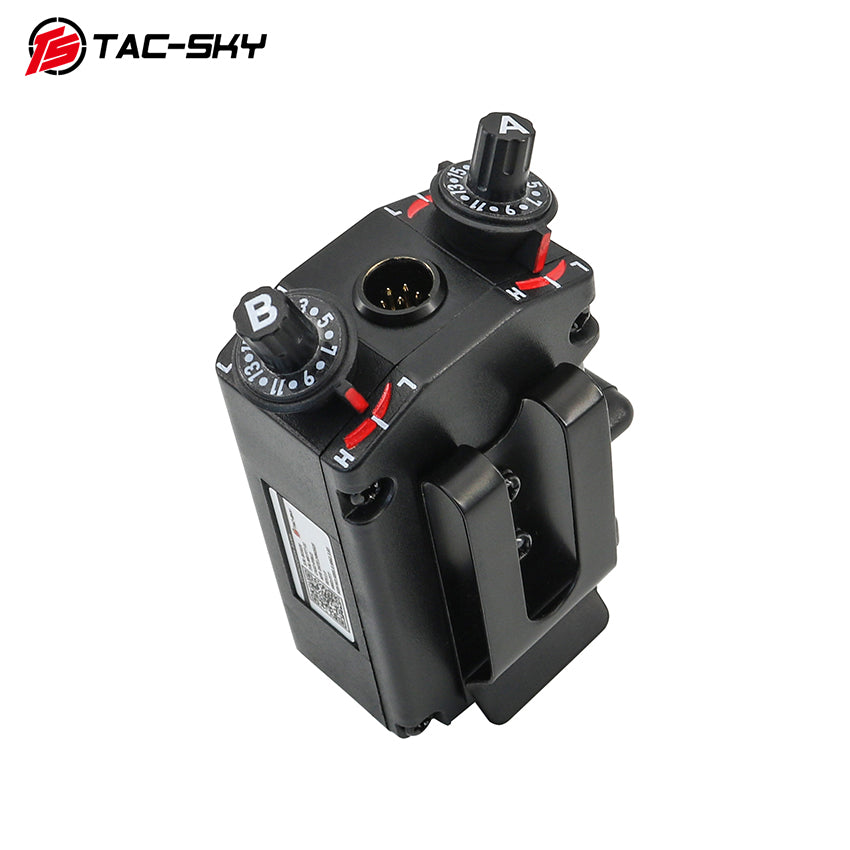 TAC-SKY Tactical Dual-Communication MPU5 PTT Adapter 6-pin PTT plug+KENWOOD plug Compatible with PRC-152/Baofeng UV-5R