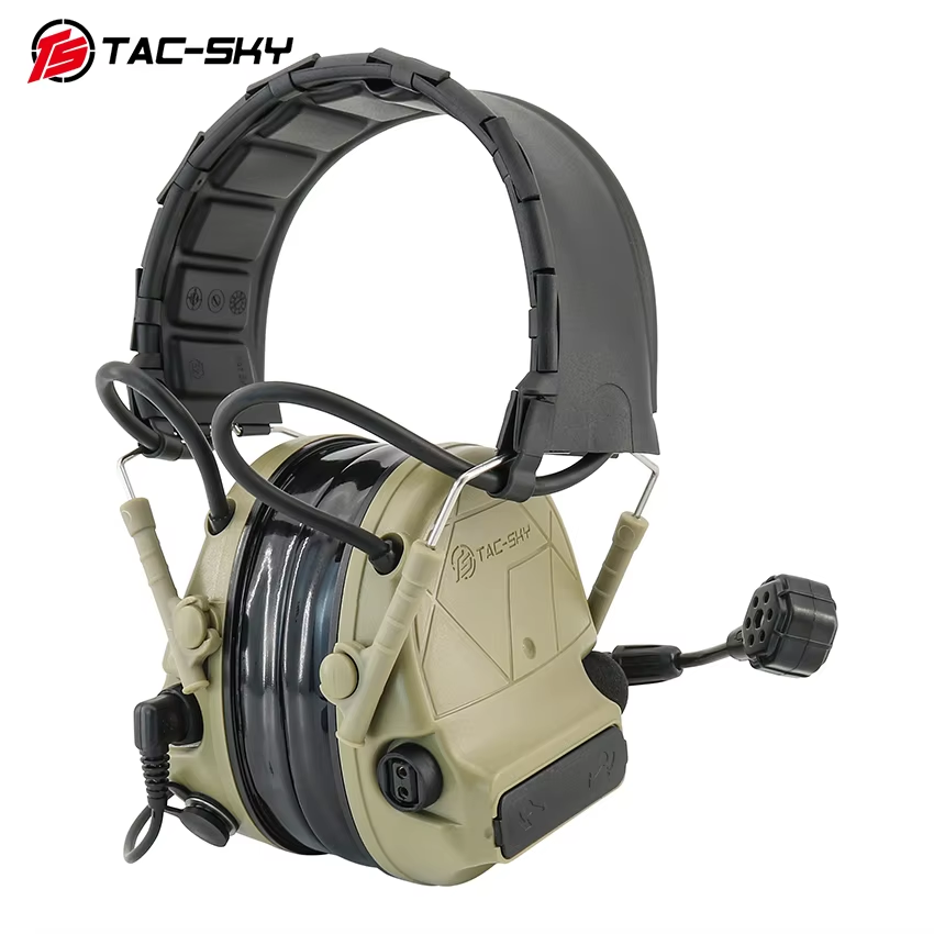 TAC-SKY Tactical for C5 PRO 2.0 Headphones with Detachable Headband, Ideal for Hunting and Shooting