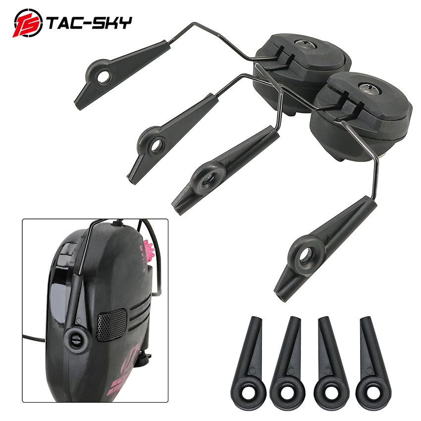TAC-SKY Tactical for MLOK Helmet Headset Mount Compatible with Walker Razor Electronic Noise-Canceling Earmuffs