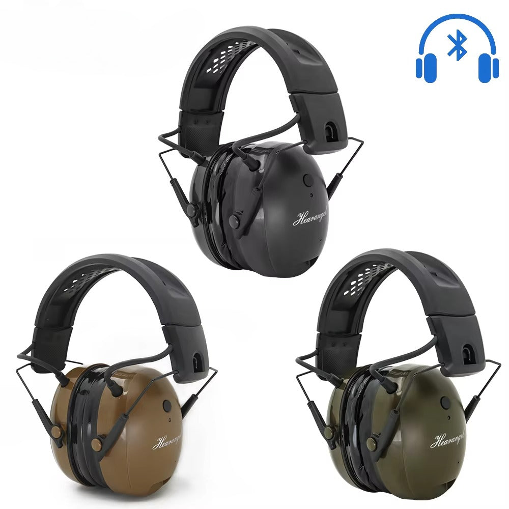 TAC-SKY  Tactical Electronic Hearing Protector Headphone, Hearing Protection with Bluetooth 100 Ideal for Noise Occasions