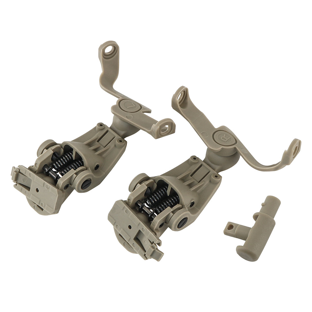 TAC-SKY Tactical Helmet Rail Adapter for ARC/WENDY/MTEK Rails for use with EARMOR M32-MOD3 / M32H-MOD3 Military Headphones