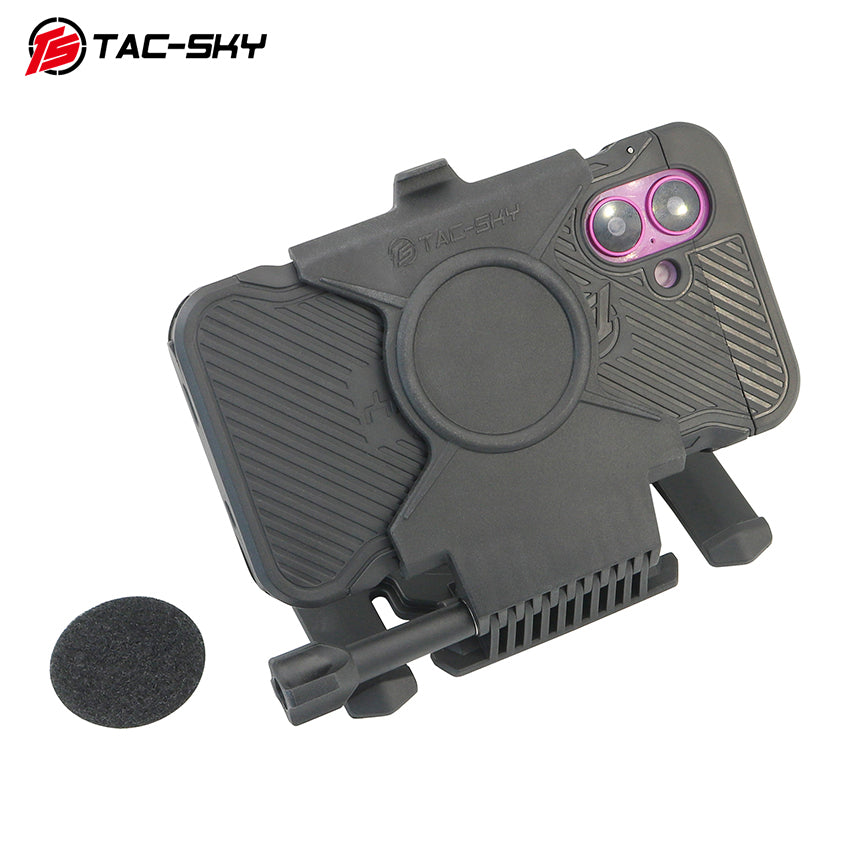TAC-SKY Tactical MOLLE Vest Phone Mount (for iPhone 16), Ideal for Tactical Navigation