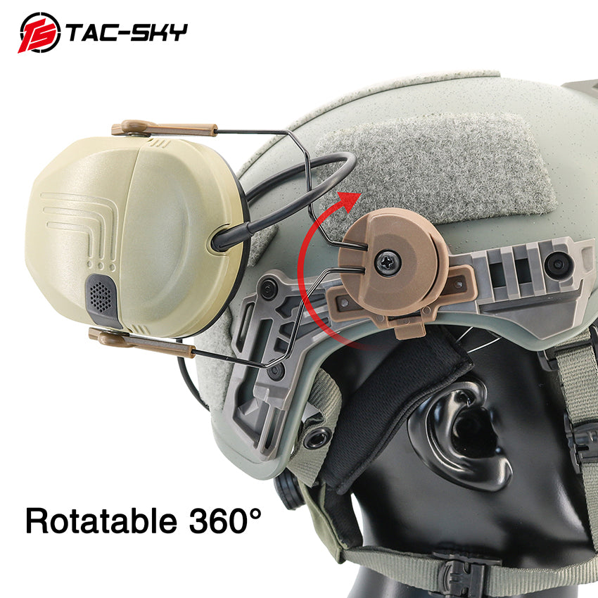 Tactical for Wendy Helmet Rail 3.0 Adapter Compatible with WalkerRazor Over-Ear Shooting Headphones