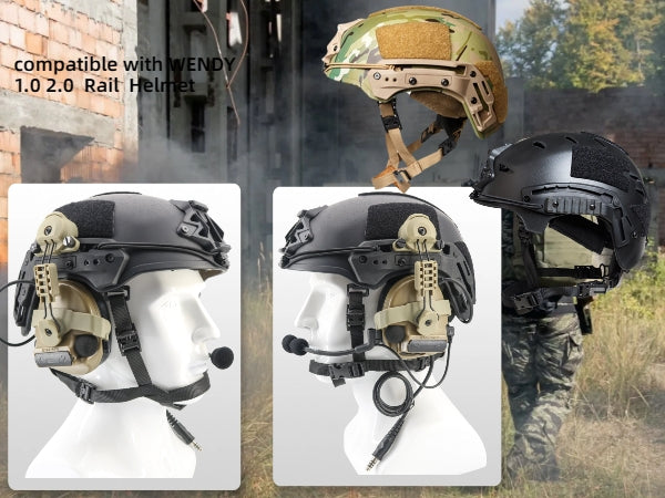 TAC-SKY Tactical Helmet Adapter for Wendy 2.0 Mount Compatible with COMTA II/III/V Shooting Headsets