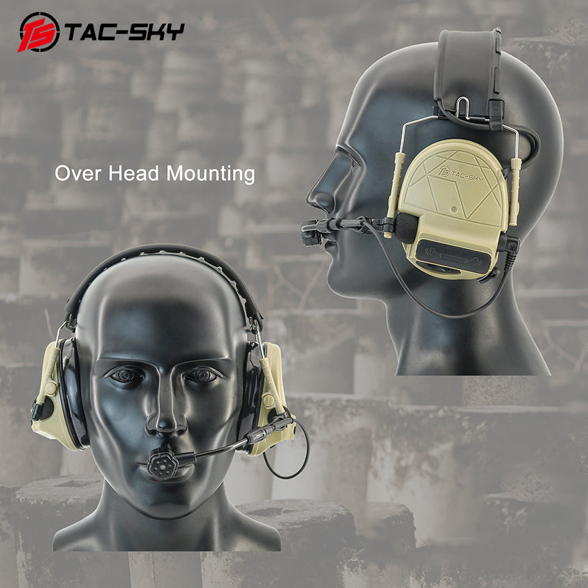 TAC-SKY Tactical for C5 PRO 2.0 Headphones with Detachable Headband, Ideal for Hunting and Shooting