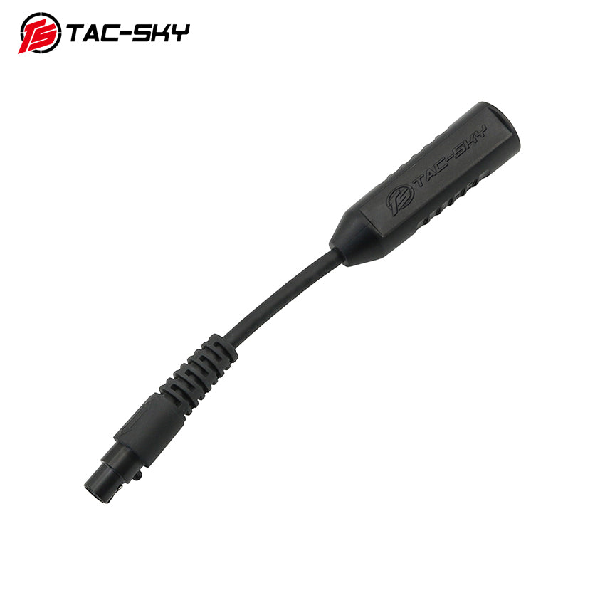 TAC-SKY Tactical Dual-Communication MPU5 PTT Adapter 6-pin PTT plug+KENWOOD plug Compatible with PRC-152/Baofeng UV-5R