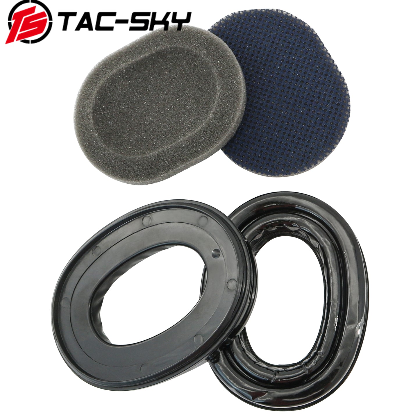 TS TAC-SKY Replacement Ear Cups Gel Ear Pads Upgrade Compatible with SORDIN Headsets