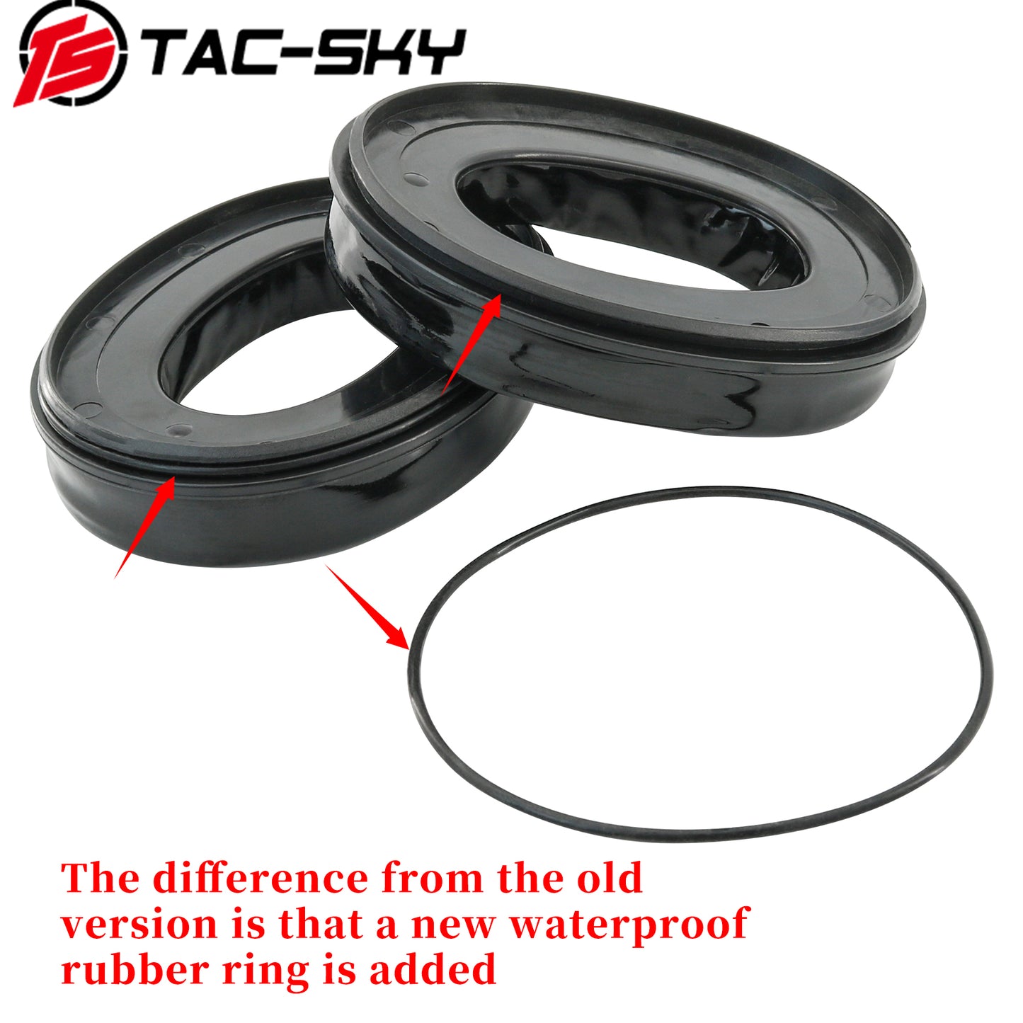 TS TAC-SKY Replacement Ear Cups Gel Ear Pads Upgrade Compatible with SORDIN Headsets