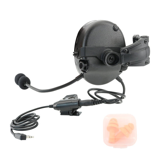 TS TAC-SKY ARC Rail Helmet Mount Single Side Communication Tactical Headset + U94 PTT